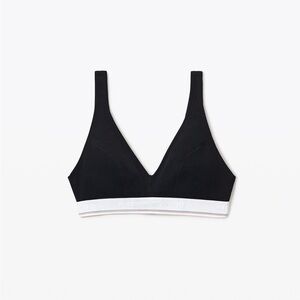 3 pack Alexander Wang V Neck Bralette Micro Ribbed
